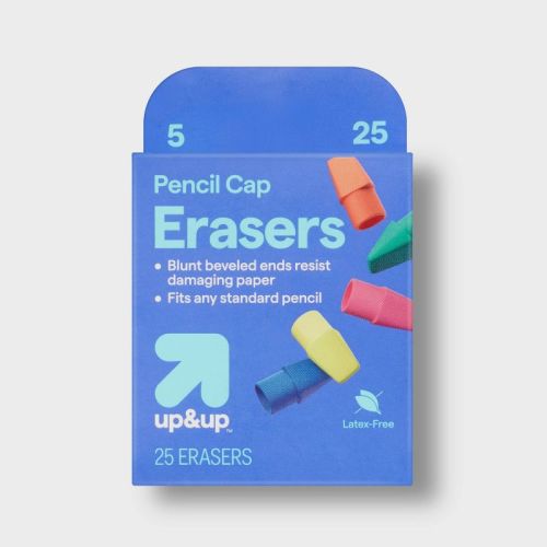 Cap Erasers 25ct - up&up™