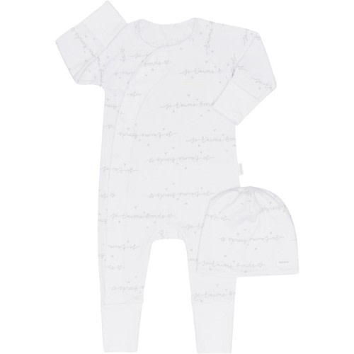 Bonds Baby Cozysuit Beanie Set - White