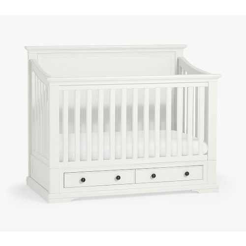 Larkin 4-in-1 Convertible Storage Crib | Pottery Barn Kids