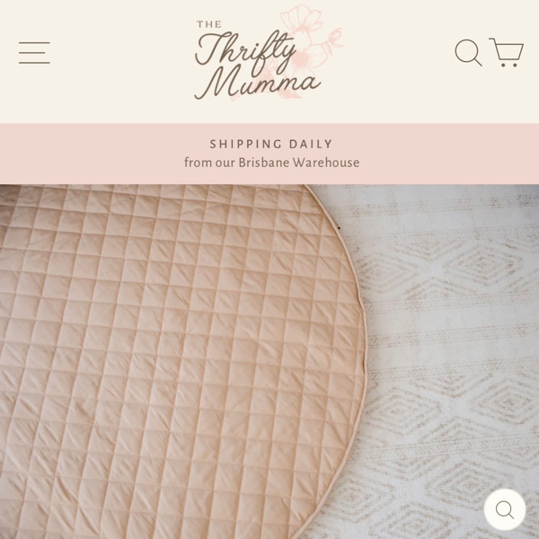 Bambella Padded Waterproof Play Mat | Nude