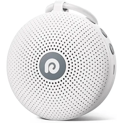 Dreamegg Portable Noise Machine for Baby Adult, Features Powerful Battery, 21 Soothing Sound, Noise Canceling for Office & Sleeping, Sound Therapy for Home, Travel, Registry Gift, Classic White