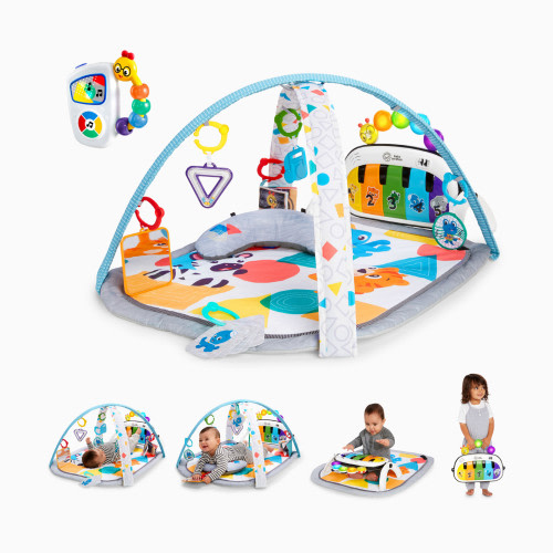 Baby Einstein Kickin Tunes Music & Language Discovery Gym & Take Along Musical Baby Toy, Ages 0+ Months