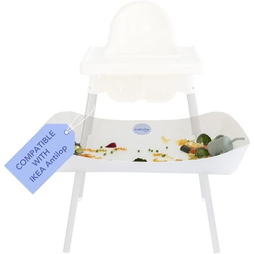 CATCHY - Food Catcher - Compatible with IKEA Antilop High Chair - Highchair Sold Separately - Baby & Toddler Food & Mess Catcher - Under High Chair Accessory - Baby Feeding Essentials