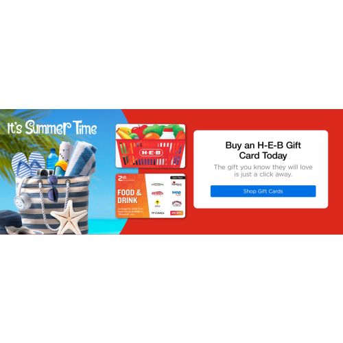 Buy Gift Cards | H-E-B