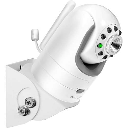 Baby Monitor Wall Mount for Infant Optics DXR-8,Adjustable Angle Mounting Brackets for Motorola,Babysense,HelloBaby and Most Universal Camera Stand Indoor Wide Angle Aluminum Alloy Material(White)