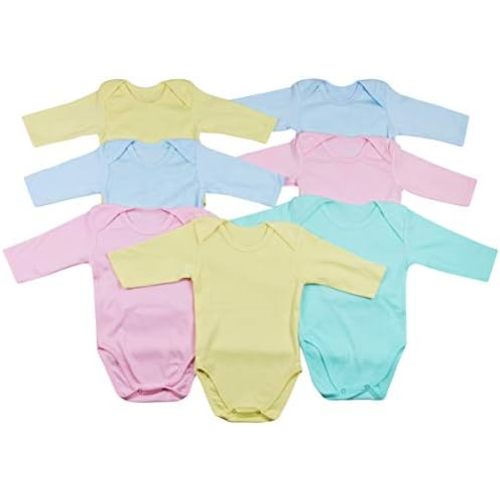 ToBeInStyle Babys' 4 Pack of 3/4 Sleeve One-Piece Bodysuit
