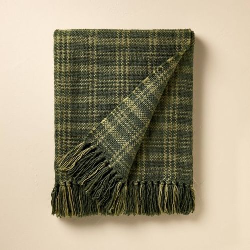 Chunky Woven Throw Blanket Tonal Green - Hearth & Hand™ With Magnolia