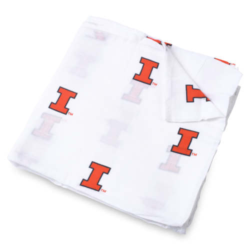 University of Illinois Swaddle Blanket – Three Little Anchors