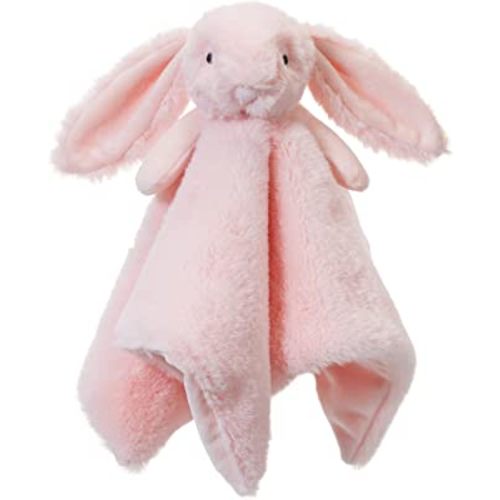 Apricot Lamb Stuffed Animals Blush Bunny Rabbit Security Blanket Infant Nursery Character Blanket Luxury Snuggler Plush Baby Lovey(Blush Bunny, 13 Inches)