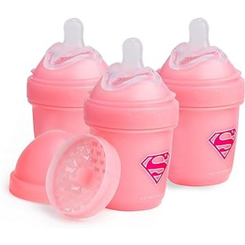 Herobility Double Anti-Colic Baby Bottles – 5 fl oz/140ml – 3-Pack