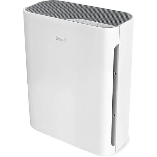 LEVOIT Air Purifier for Home Bedroom, Quiet Cleaner with Washable Pre-Filter for Allergies, Smoke, Dust, Pollen, AHAM VERIFIDE, Odor Eliminators for Large Room, Pet Hair Remover, Vital 100, White