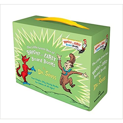 Little Green Box of Bright and Early Board Books: Fox in Socks; Mr. Brown Can Moo! Can You?; There's a Wocket in My Pocket!; Dr. Seuss's ABC (Bright & Early Board Books(TM))