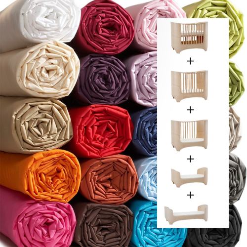 Fitted sheet for Leander bed 120 or 150 Oeko-tex fabric