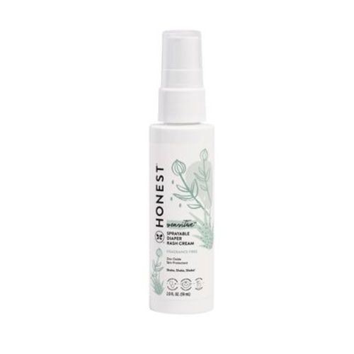 The Honest Company Sensitive Sprayable Fragrance Free Diaper Rash Cream - 2 Fl Oz