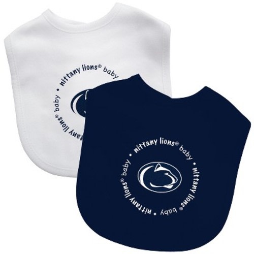 BabyFanatic Officially Licensed Unisex Baby Bibs 2 Pack - NCAA Penn State Nittany Lions.