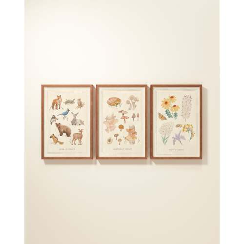 Yosemite Guidebook Framed Wall Art Set | Nestig
