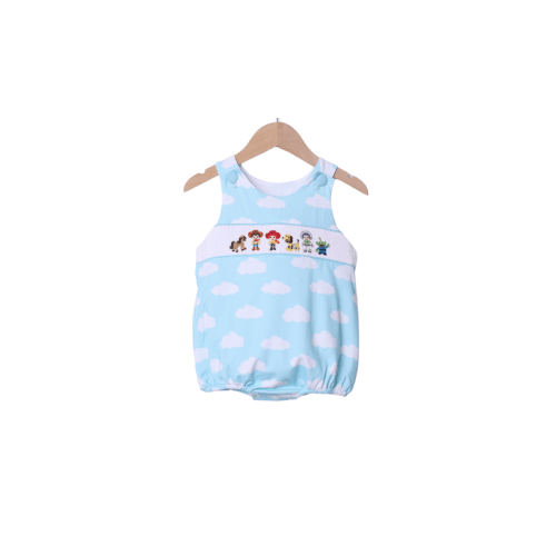 Smocked Cowboy and Friends Cloud Bubble