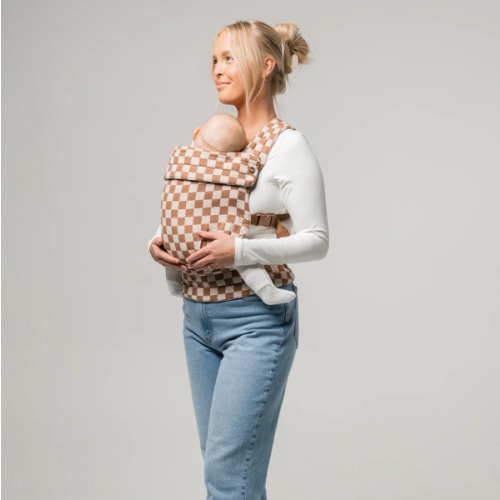 The Monarch Carrier - Mocha Check – Mabē