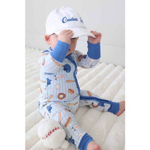 Ballpark Bros Convertible Zip Romper | Caden Lane
