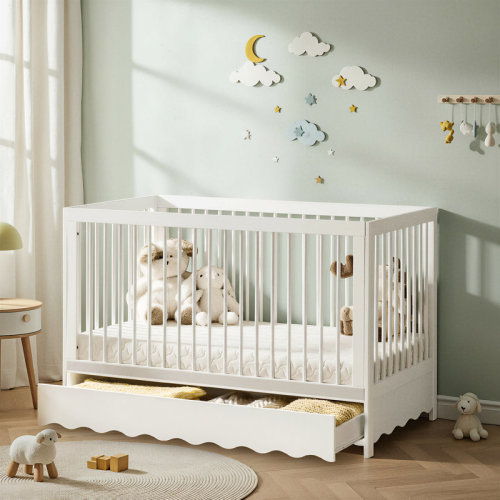 Corrigan Studio® Aiago Baby Cot | Wayfair | White
