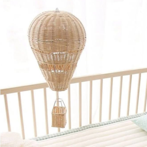 Hand-woven Rattan Hot Air Balloon (Small)