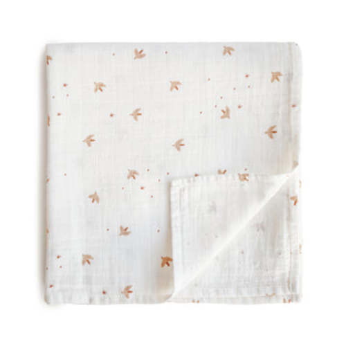 Organic Cotton Mushie Baby Muslin Swaddle Blanket