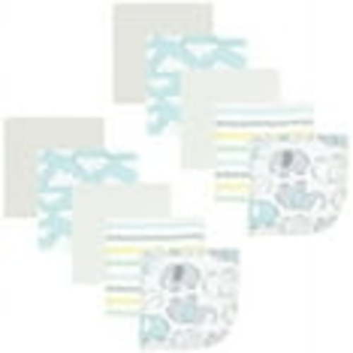 Hudson Baby Flannel Washcloths, Neutral New Elephant 10Pk, One Size