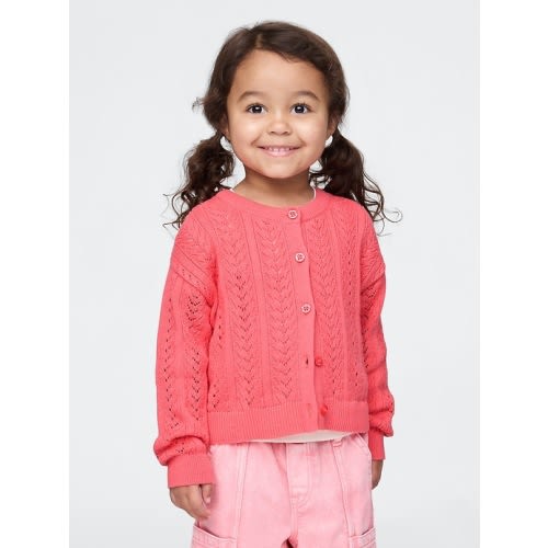 Baby &amp; Toddler Pointelle Cardigan | Gap