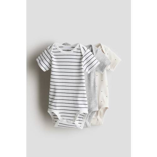 3-PACK COTTON BODYSUITS