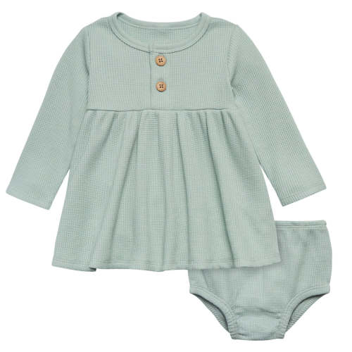 2-Piece Baby Girls Medium Sky Waffle Dress Set – Gerber Childrenswear