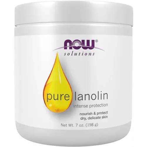 NOW Solutions, Pure Lanolin, Wind and Harsh Environment Skin Protectant, Thick Jelly, For Rough Dry Skin, 7-Ounce