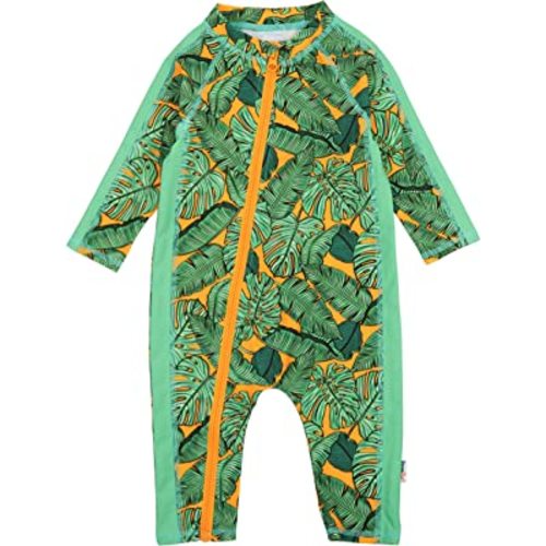 SwimZip Boys' Long-Sleeve UPF 50+ Swimsuit for Baby, Toddler, & Little Boys