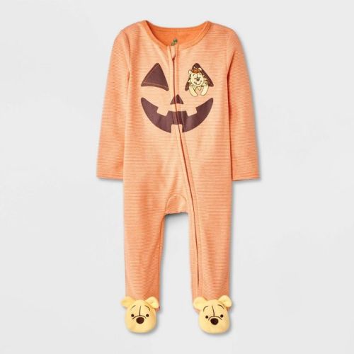 Baby Disney Winnie The Pooh Halloween Jack O' lantern Sleep N' Play - Orange