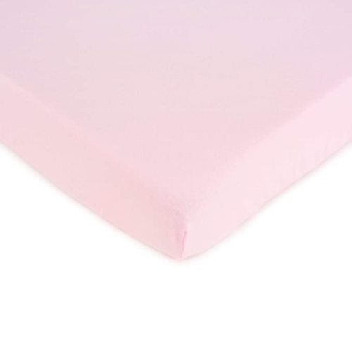 SheetWorld Fitted Pack N Play Playard Sheet Compatible with JOYMOR 3 in 1 Baby Bedside Sleeper 24 x 47 inches, 100% Cotton Jersey, Hypoallergenic, Butter Soft, Baby Pink, Made in USA