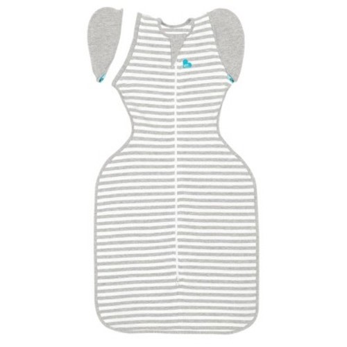 Love To Dream Swaddle UP Transition Bag Adaptive Original Swaddle Wrap - Gray Stripe - L