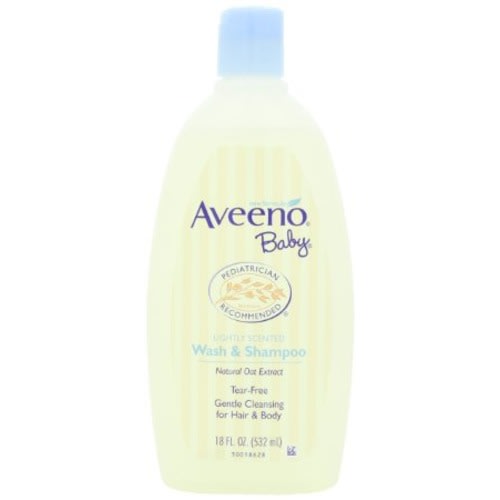 Aveeno Baby Wash & Shampoo with Natural Oat Extract 18-Ounce