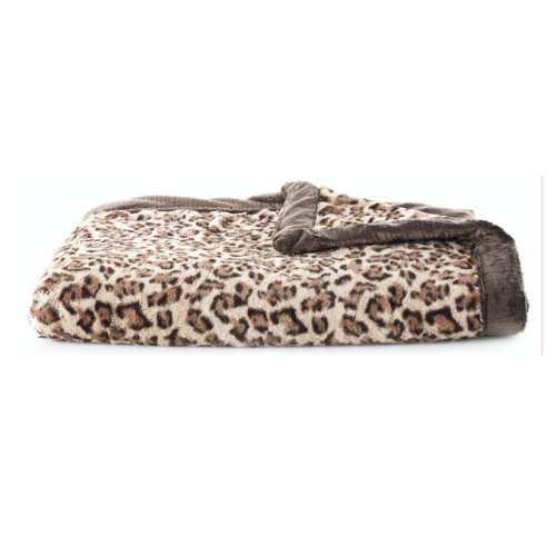 Latitude Run® Shryock Leopard Lush Luxury Mini Baby Blanket | Wayfair