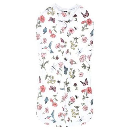 Hudson Baby Infant Girl Sleep Pod, Hummingbird Garden, 0-2 Months
