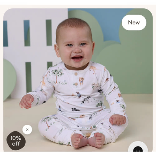 Dog Park Organic Baby Growsuit | Snuggle Hunny
