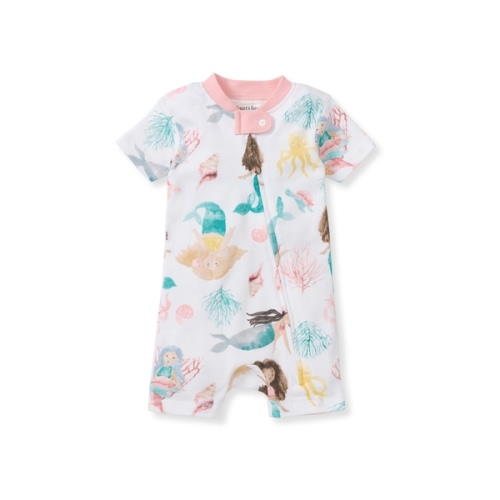 Magical Mermiads Organic Baby Sleeper Romper