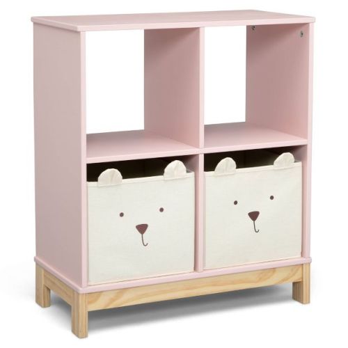 babyGap by Delta Children Brannan Bear Bookcase with Bins - Blush