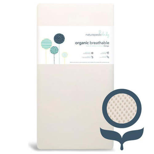 Naturepedic MC46 Organic Breathable 2-Stage Crib Mattress