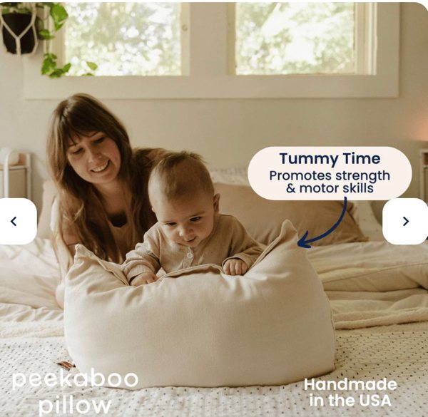 Peekaboo Pillow™ Official Site - Organic Infant Lap Pillow