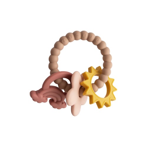 Nature Silicone Teething Ring Toy