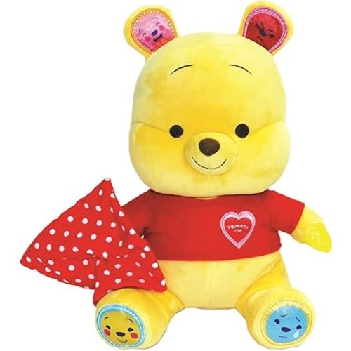 Disney Hooyay Real Feels Interactive Winnie The Pooh Plush Early Learning Toy Teaches Toddlers About Emotion with Night Lite Mode for 18 Months and Up