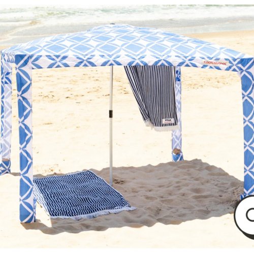 COOLCABANA 5 - Blue and White Diamond Pattern