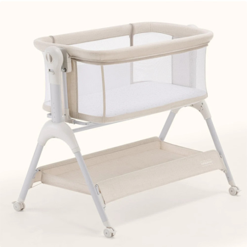 HARPPA Cuddly Sway | 3-in-1 Rocking Baby Bassinet & Bedside Sleeper with Anti-Reflux Mattress for Newborns | Attaches to Bed, Adjustable Height, Tool-Free Setup, Portable Wheels, CPSC Certified, Gentle Rocking Motion | Ideal for Infants, Safe Co-Sleeping