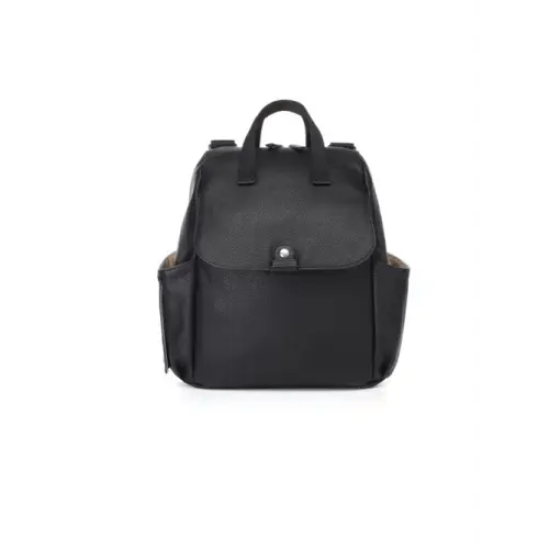 Babymel Robyn Convertible Backpack - Vegan Leather Black | Baby Bunting AU