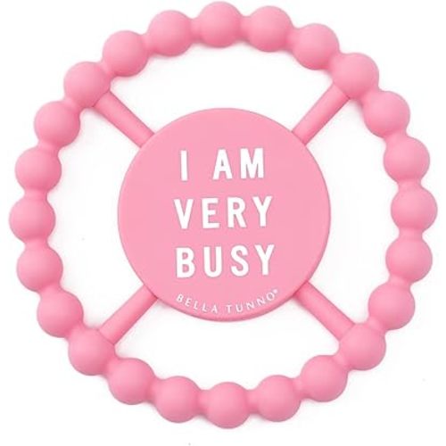Baby Teether by Bella Tunno, Silicone Teethers for Babies 3-6 Months, 6-12 Months, Baby Toys, Pacifier, Teething Relief, Boys, Girls, Very Busy