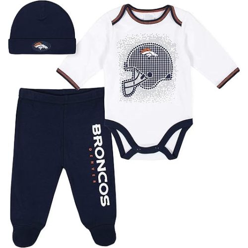 Gerber Unisex Baby NFL Team Footed Pant and Bodysuit Gift Set